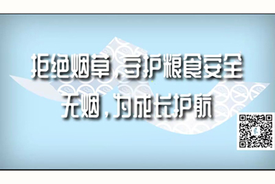 日屄视频播放器拒绝烟草，守护粮食安全